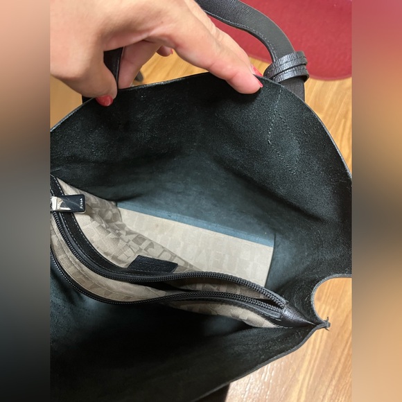 FURLA Black Saffiano Leather Small Tote Bag - Picture 8 of 15